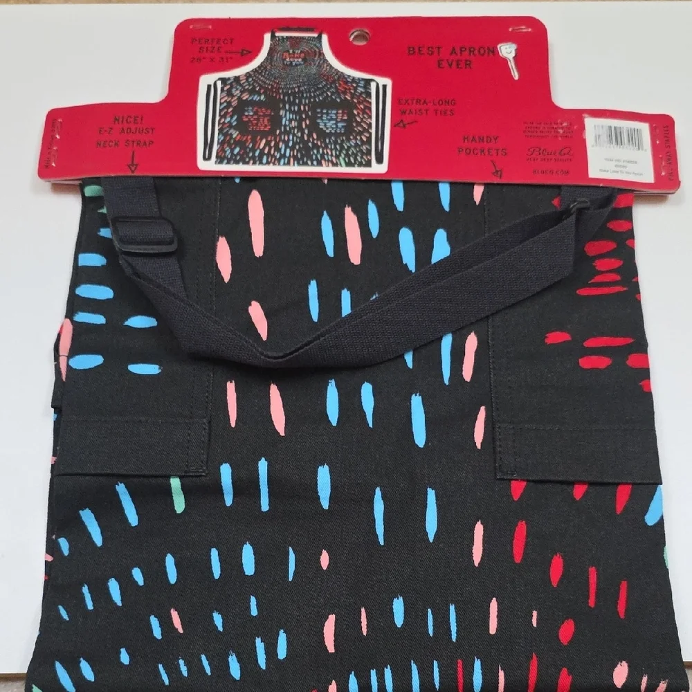 Blue Q vibrant apron